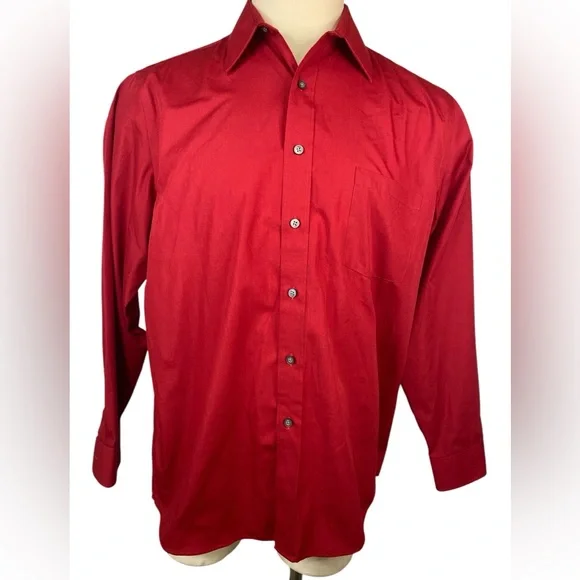 arrow dress shirts button down collar Men's Arrow Classic-Fit Dress Shirt